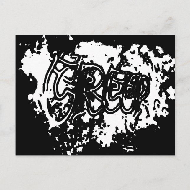 Cartes Pour Fêtes Annuelles Graffiti Creep (Devant)