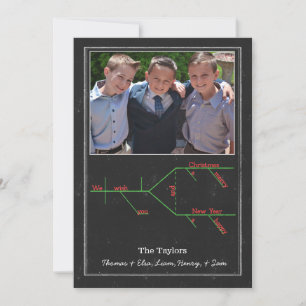 Cartes Pour Fêtes Annuelles Grammatiquement Diagrammé Joyeux Noël Carol