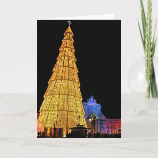 Cartes Pour Fêtes Annuelles Grand arbre de Noël de l'Europe