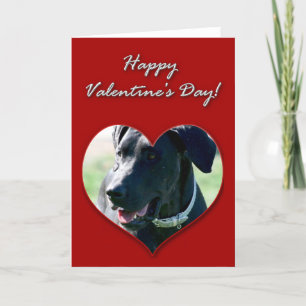 Cartes Pour Fêtes Annuelles Grand Dane Valentines