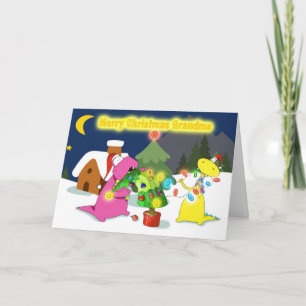 Cartes Pour Fêtes Annuelles grand-maman de Joyeux Noël