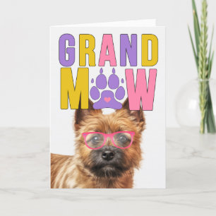 Cartes Pour Fêtes Annuelles Grand-MAW Norwich Chien Funny Grand-parents Day