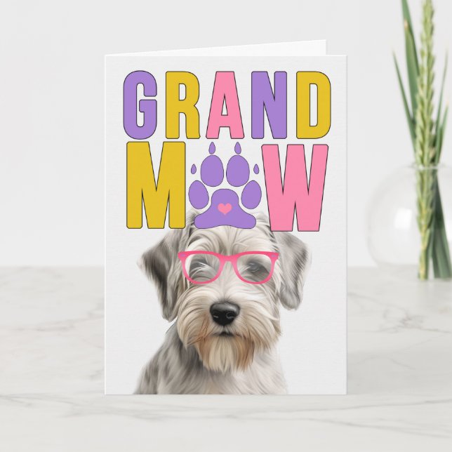 Cartes Pour Fêtes Annuelles Grand-MAW Sealyham Terrier Funny Grand-parents Day (Devant)