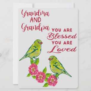 Cartes Pour Fêtes Annuelles Grand-mère et grand-père