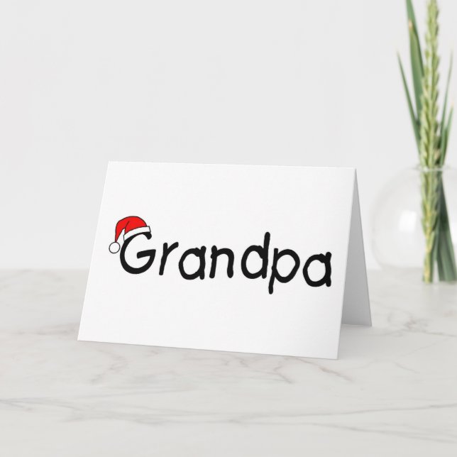 Cartes Pour Fêtes Annuelles Grand-papa (Devant)