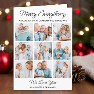 Cartes Pour Fêtes Annuelles Grand-parents 9 Photo Joyeux tout Noël