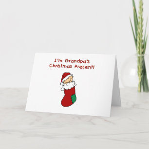 Cartes Pour Fêtes Annuelles Grand-père's Christmas Présent Tshirts et cadeaux