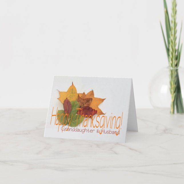 Cartes Pour Fêtes Annuelles Granddaughter (Devant)