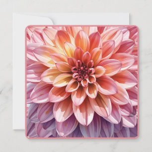 Cartes Pour Fêtes Annuelles Grande Fleur