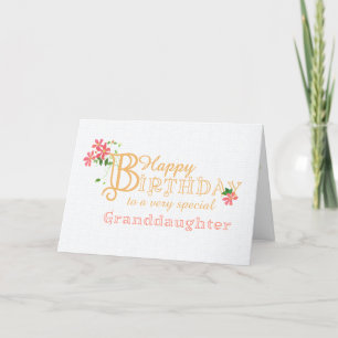 Cartes Pour Fêtes Annuelles Grandgirl Birthday avec Clematis Flowers Card