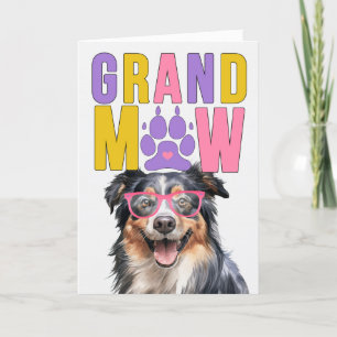 Cartes Pour Fêtes Annuelles GrandMA Anglais Berger GrandDOG Grand-Parents Day