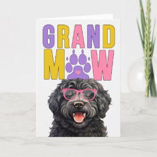 Cartes Pour Fêtes Annuelles GrandMAW Barbet GrandDOG Grand-parents Day