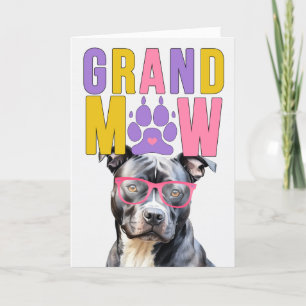 Cartes Pour Fêtes Annuelles GrandMAW Staffordshire GrandDOG Grand-parents Day