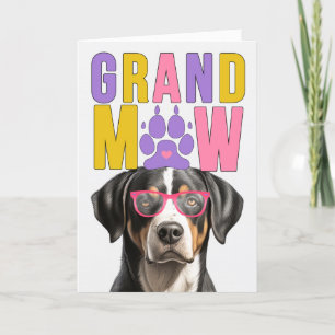 Cartes Pour Fêtes Annuelles GrandMAW Swiss Mountain Dog Funny Grand-parents Da