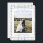 Cartes Pour Fêtes Annuelles Grandmillentenaire de Noël Selfish Photo<br><div class="desc">Aquarelle Coastal de Noël Grandmillennial Christmas Seafish One Photo Carte de vacances Vintage. Cette belle carte photo de Noël est dotée d'une aquarelle, d'un cadre lumineux de Noël pour une photo. Il est parfait si vous cherchez une carte photo classique, sud, petit-millénaire de Noël. M'envoyer un message pour tout ajustement...</div>