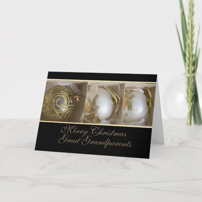 Cartes Pour Fêtes Annuelles Grands-parents Joyeux Noël (Devant)