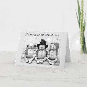 CARTES POUR FÊTES ANNUELLES **GRANDSON** À NOËL DE MORTS NOEUDS