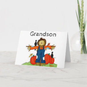 CARTES POUR FÊTES ANNUELLES **GRANDSON....BONJOUR** ET UN MERCI AMOUREUX