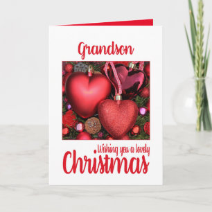 Cartes Pour Fêtes Annuelles Grandson Lovely Christmas card