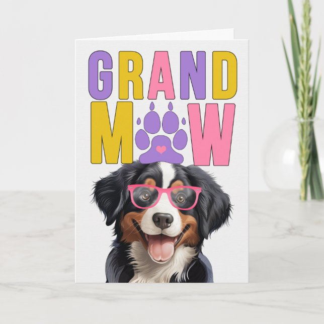 Cartes Pour Fêtes Annuelles GranMAW Entlebucher Mountain DOG Grand-parents Day (Devant)