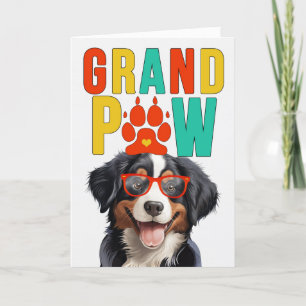 Cartes Pour Fêtes Annuelles GranPAW Entlebucher Mountain DOG Grand-parents Day