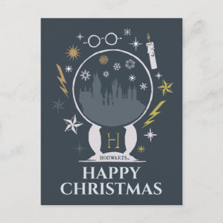 Cartes Pour Fêtes Annuelles Graphique de boule à neige HOGWARTS™