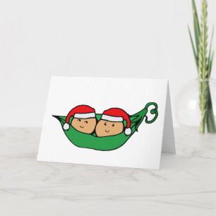 Cartes Pour Fêtes Annuelles Graphique de Noël Twin Pod