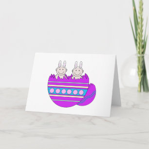 Cartes Pour Fêtes Annuelles Graphique des jumeaux de Pâques