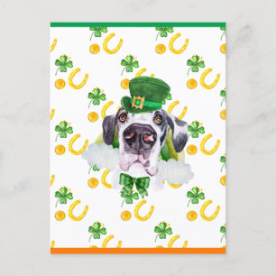 Cartes Pour Fêtes Annuelles Great Dane Shamrock St. Patricks Day