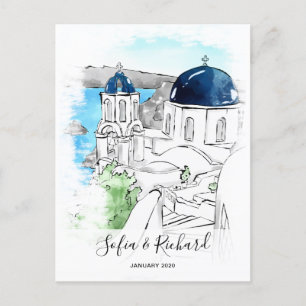 Cartes Pour Fêtes Annuelles Grèce Fiançailles proposition anniversaire couple