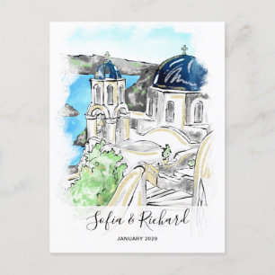 Cartes Pour Fêtes Annuelles Grèce Fiançailles proposition anniversaire couple