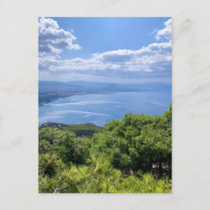 Cartes Pour Fêtes Annuelles Grèce, Loutraki, vue du sommet de la montagne,