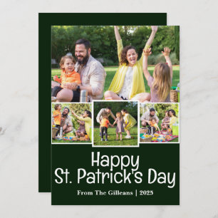 Cartes Pour Fêtes Annuelles Green St. patrick's day Famille Shamrock 4 photo