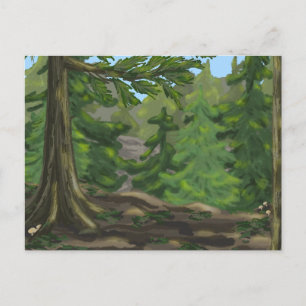 Cartes Pour Fêtes Annuelles Green Woods