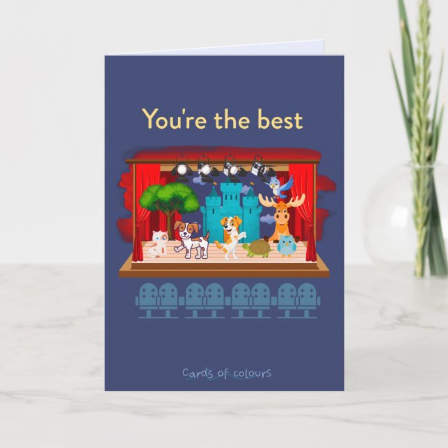 Cartes Pour Fêtes Annuelles Greeting card You are the best (Devant)