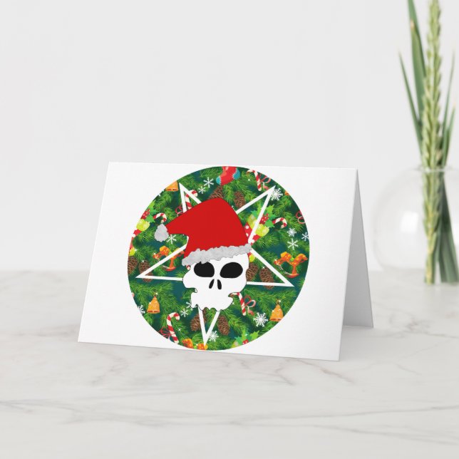 Cartes Pour Fêtes Annuelles grêle père Noël (Devant)