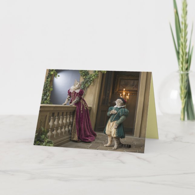 Cartes Pour Fêtes Annuelles Grey Tabby Valentine Card (Devant)