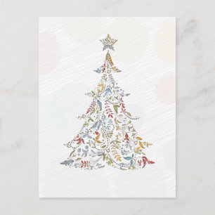 Cartes Pour Fêtes Annuelles gribouillis caniche arbre de noël