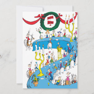 Cartes Pour Fêtes Annuelles Grinch Classique Festivité Festive