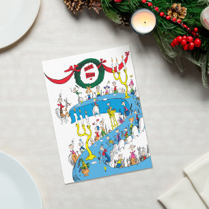 Cartes Pour Fêtes Annuelles Grinch Classique Fête joyeuse et festive