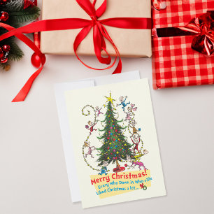 Cartes Pour Fêtes Annuelles Grinch classique Joyeux Noël !