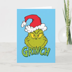 Cartes Pour Fêtes Annuelles Grinch Classique Méchant ou Gentil