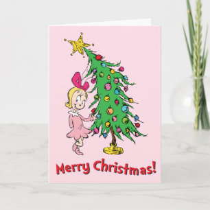 Cartes Pour Fêtes Annuelles Grinch J'ai été Cindy-Lou Who de bonne foi