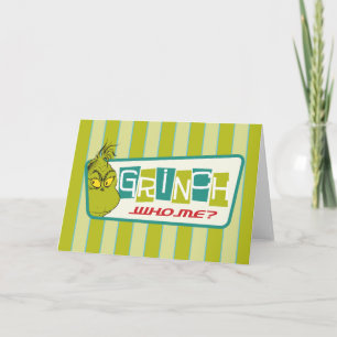 Cartes Pour Fêtes Annuelles Grinch - Moi ?