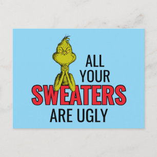 Cartes Pour Fêtes Annuelles Grinch Tous vos pulls sont laids