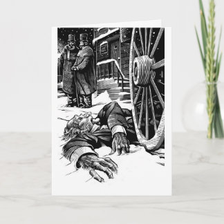 Cartes Pour Fêtes Annuelles Grippe-sou mort