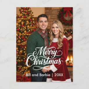 Cartes Pour Fêtes Annuelles Gros Joyeux Couples de Noël