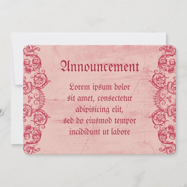 Cartes Pour Fêtes Annuelles Grotesquerie Valentine (Devant)