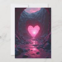 Grotte du coeur romantique