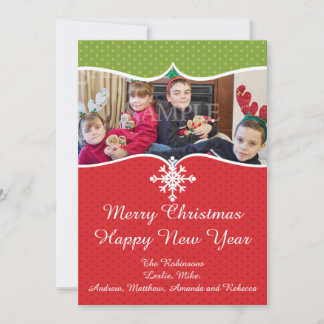 Cartes Pour Fêtes Annuelles Groupe de flocon de neige de Noël